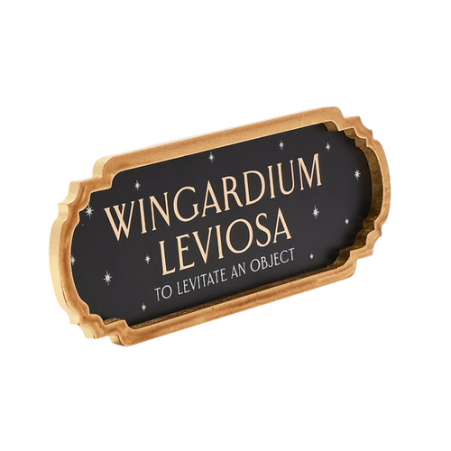 Targa Legno Wingardium Leviosa
