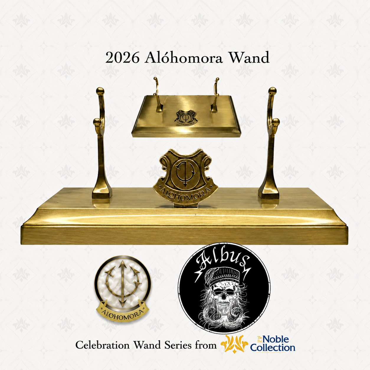 Bacchetta Celebrativa Alohomora™ 2026 – The Noble Collection