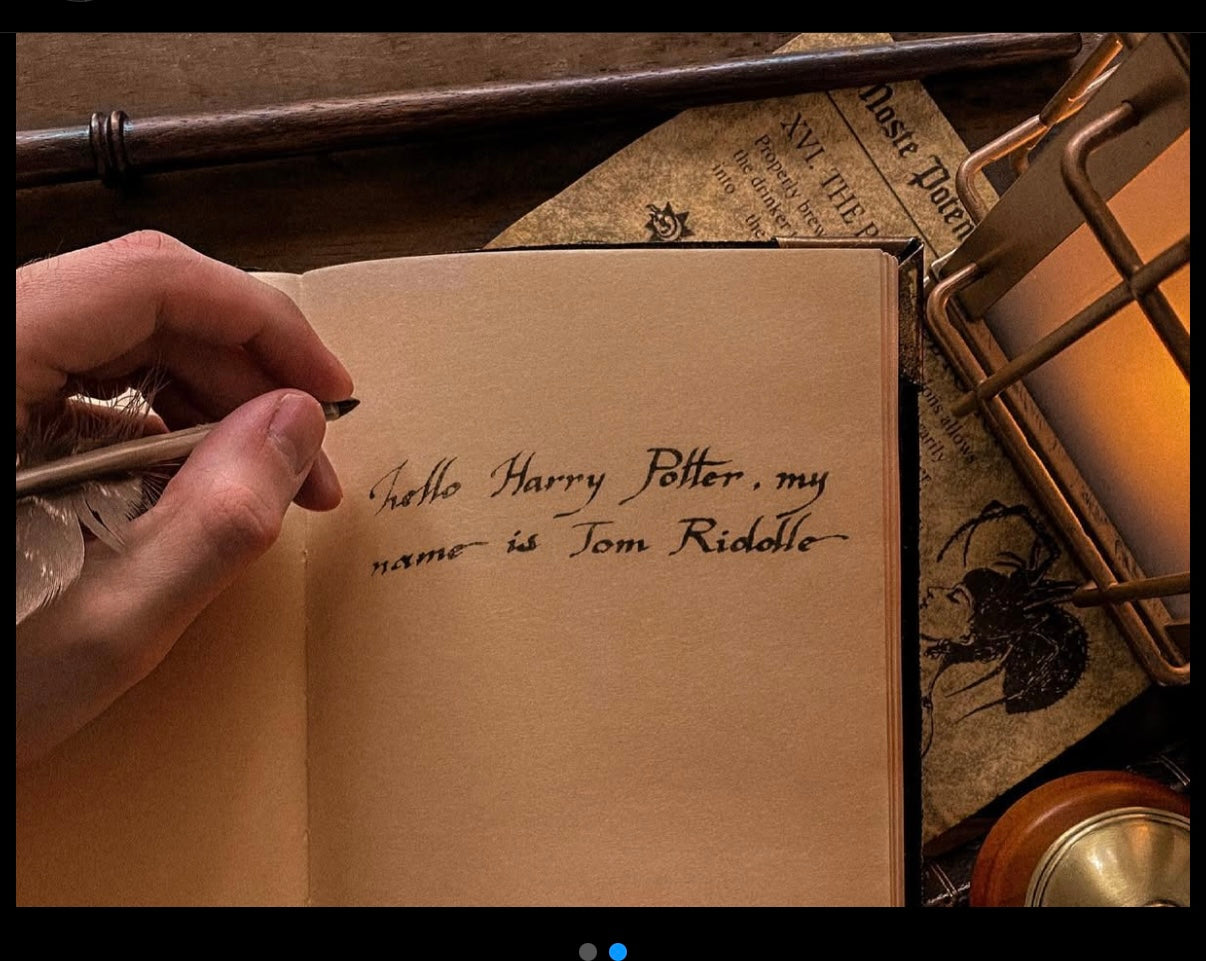 Diario Di Tom Riddle + Scritta Da Calligrafa