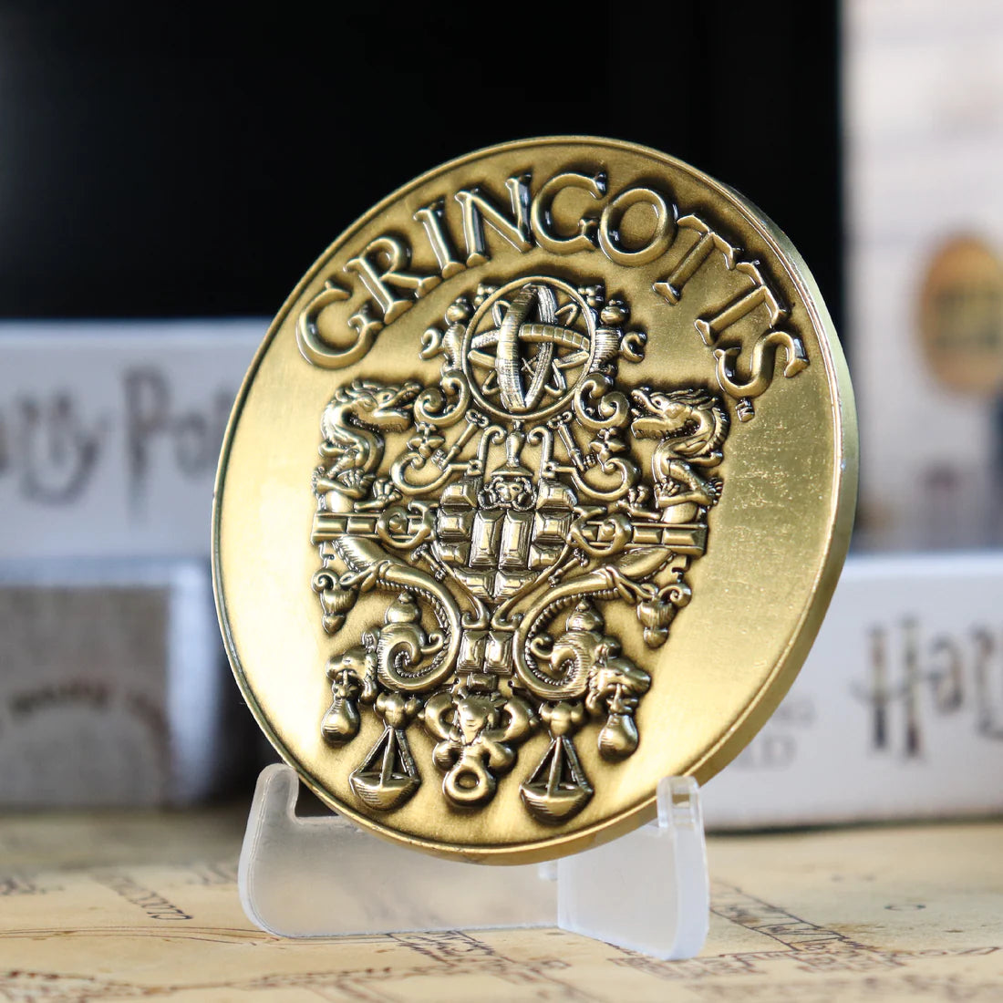 Harry Potter Limited Edition Gringotts Bank Medallion