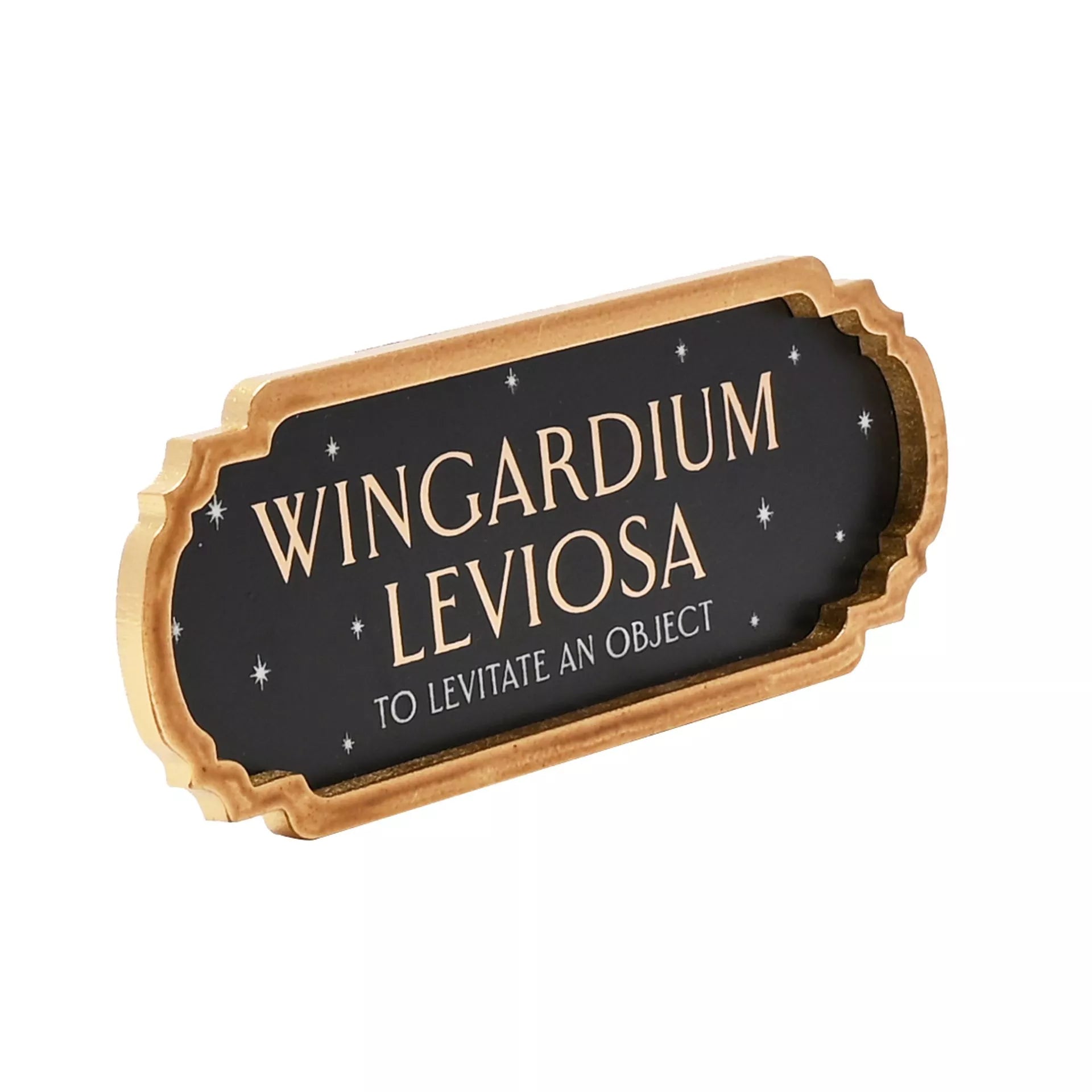 Targa Legno Wingardium Leviosa