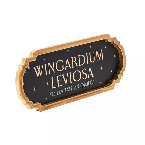Targa Legno Wingardium Leviosa