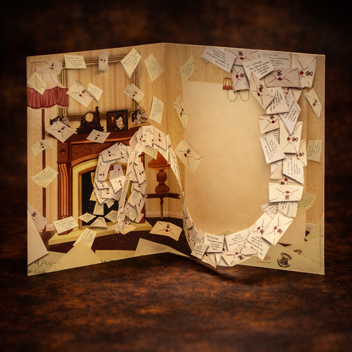 Lettera Ammissione Ad Hogwarts 3D