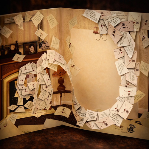 Lettera Ammissione Ad Hogwarts 3D