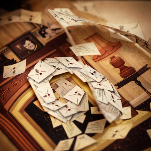 Lettera Ammissione Ad Hogwarts 3D