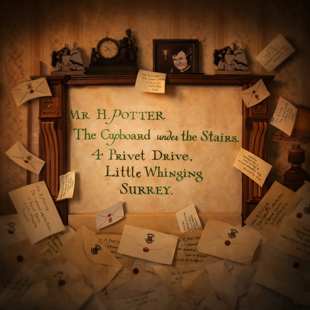 Lettera Ammissione Ad Hogwarts 3D