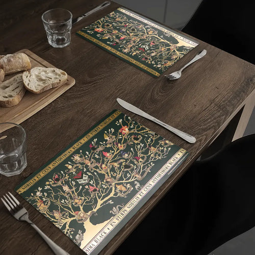 Set di 4 Tovagliette Black Family Tapestry
