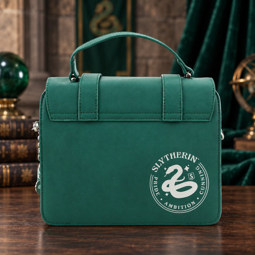 Borsa Serpeverde Harry Potter - retro con emblema argentato