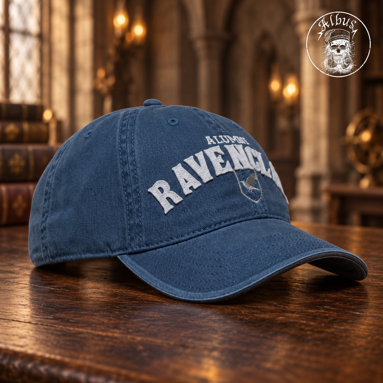 Berretto Harry Potter Corvonero Alumni blu – vista frontale