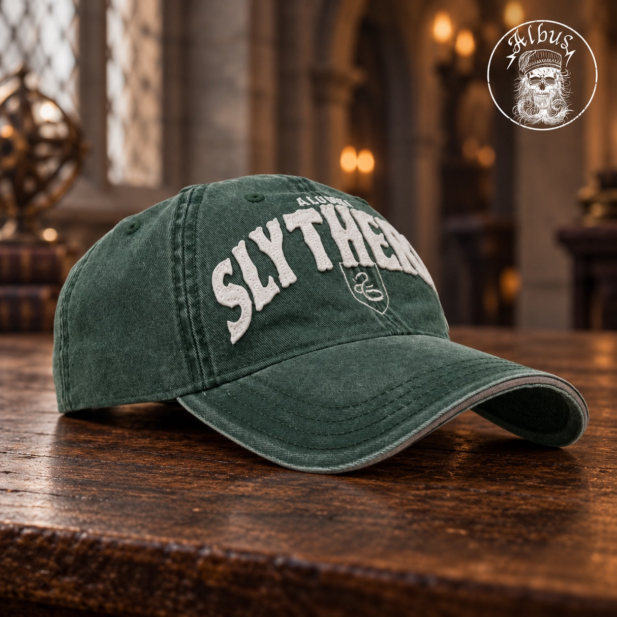 Berretto Harry Potter Serpeverde Alumni verde – vista frontale
