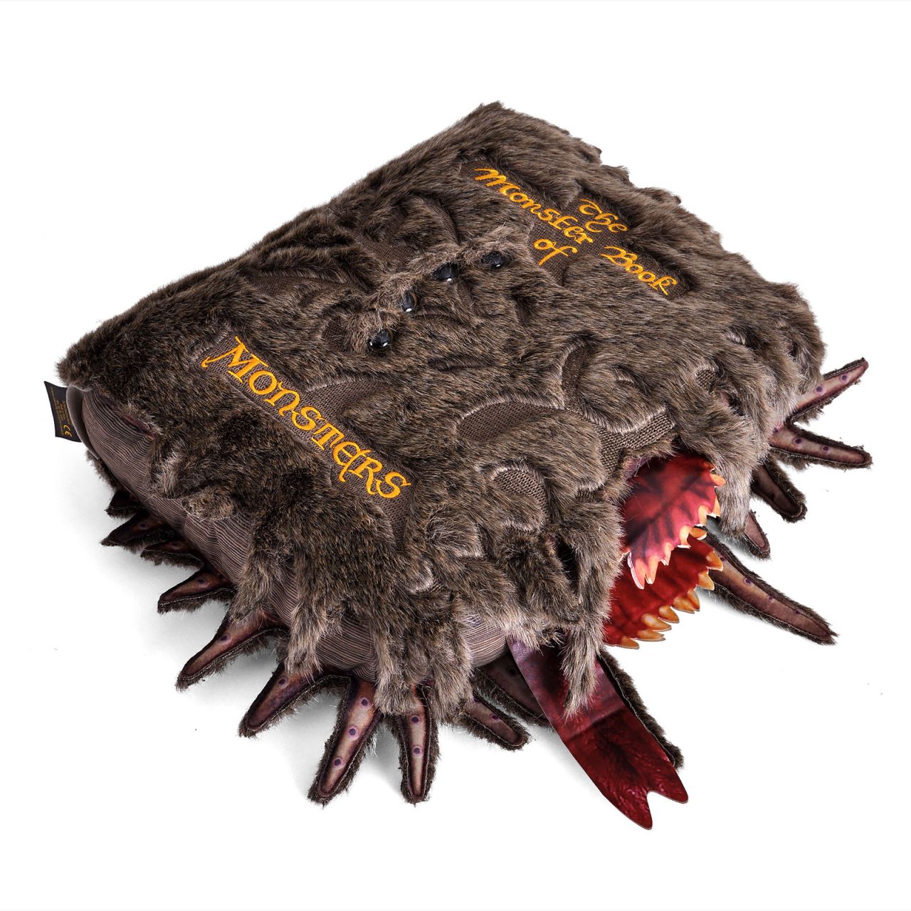 Libro dei Mostri di peluche Harry Potter visto in prospettiva