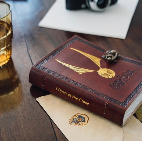 Notebook Harry Potter con Boccino d’Oro e frase I Open at the Close