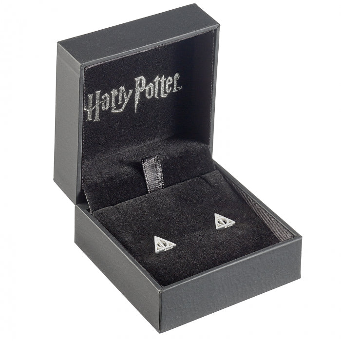 Official Sterling Silver Harry Potter Deathly Hallows Stud Earrings
