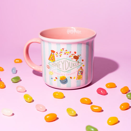 Tazza Honeydukes dettaglio interno rosa
