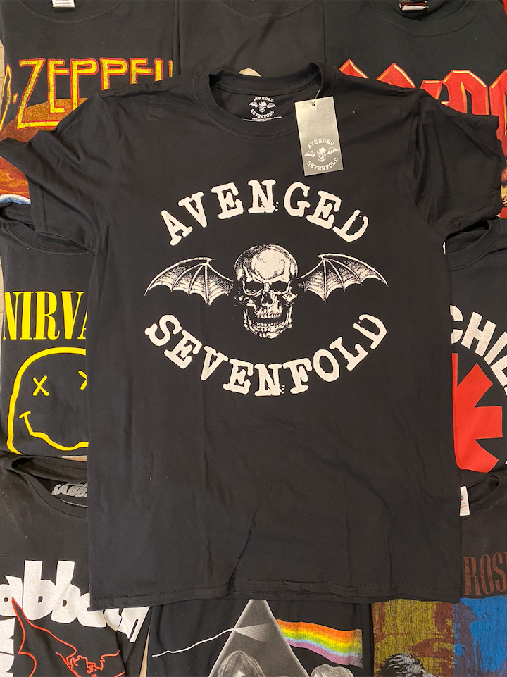 AVENGED SEVENFOLD UNISEX TEE: CLASSIC DEATH BAT