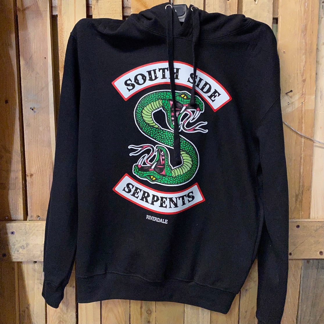 Unisex South Side Serpents Riverdale Felpa Pullover Hoodie