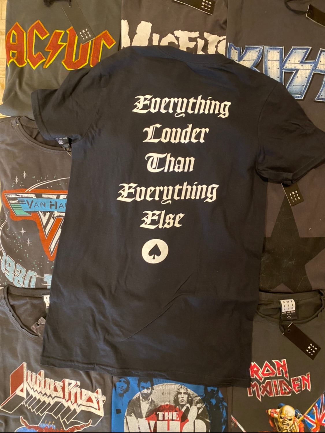 MOTORHEAD UNISEX TEE: ENGLAND (BACK PRINT)