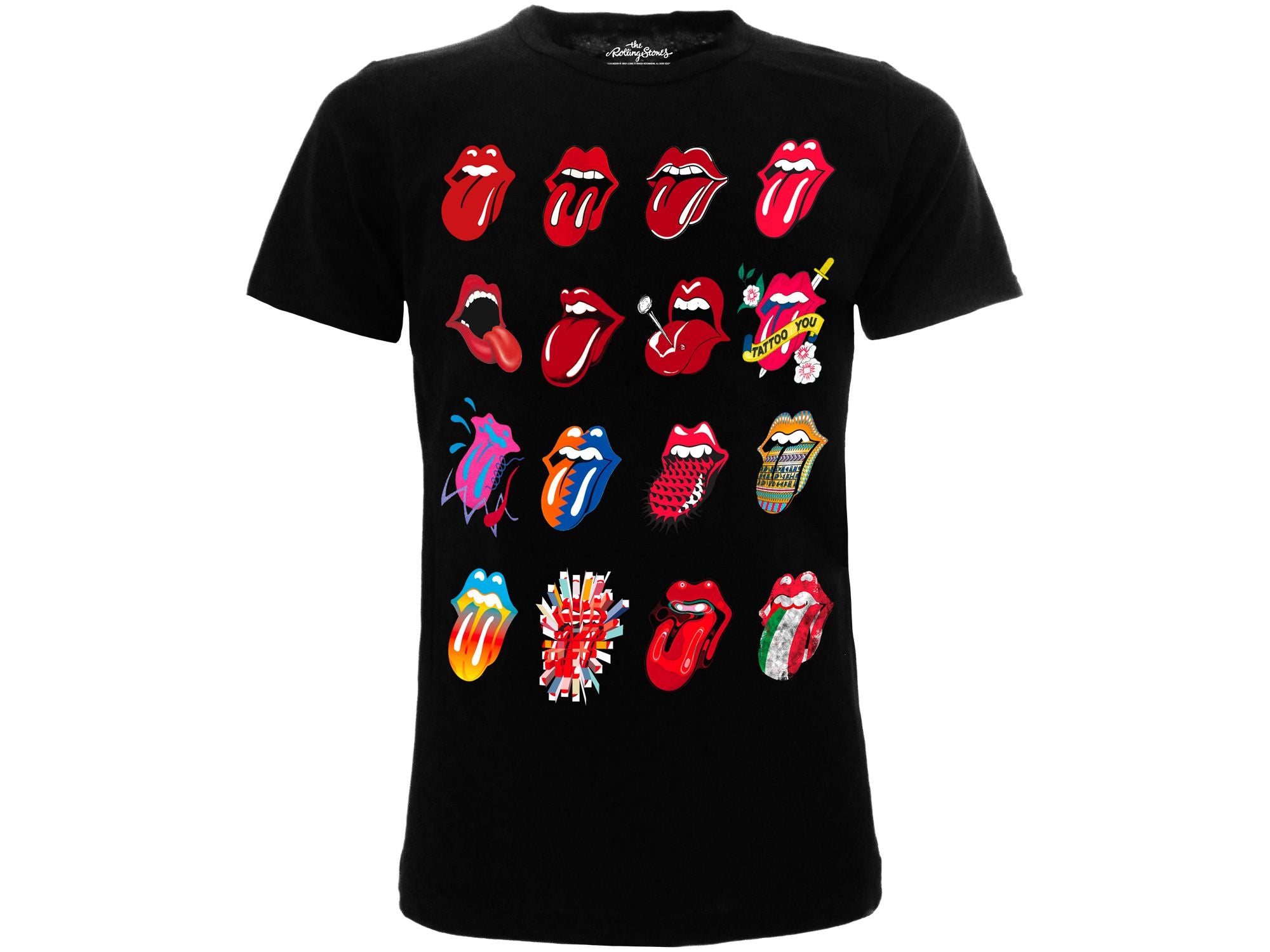 T-Shirt Rolling Stones - Lingue