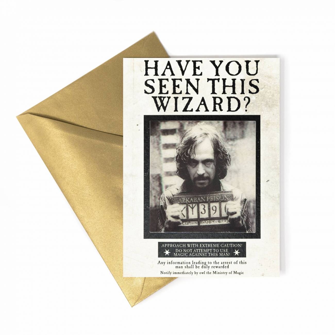 SIRIUS BLACK - HAI VISTO QUESTO MAGO? - BIGLIETTINO LENTICOLARE