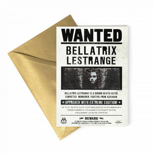 BELLATRIX LESTRANGE - BIGLIETTINO LENTICOLARE