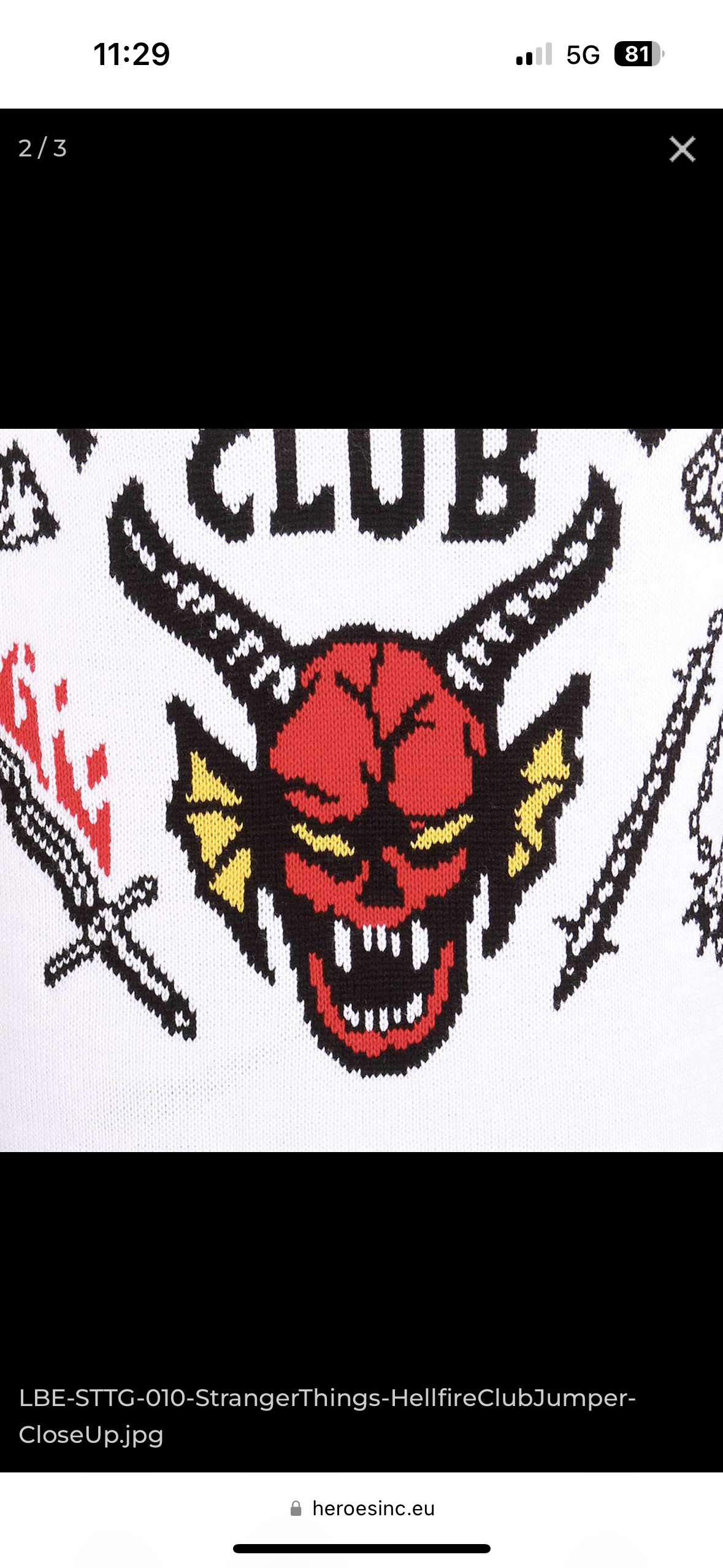 Maglione Hellfire Club - Jumper