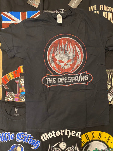 THE OFFSPRING UNISEX TEE: DISTRESSED SKULL
